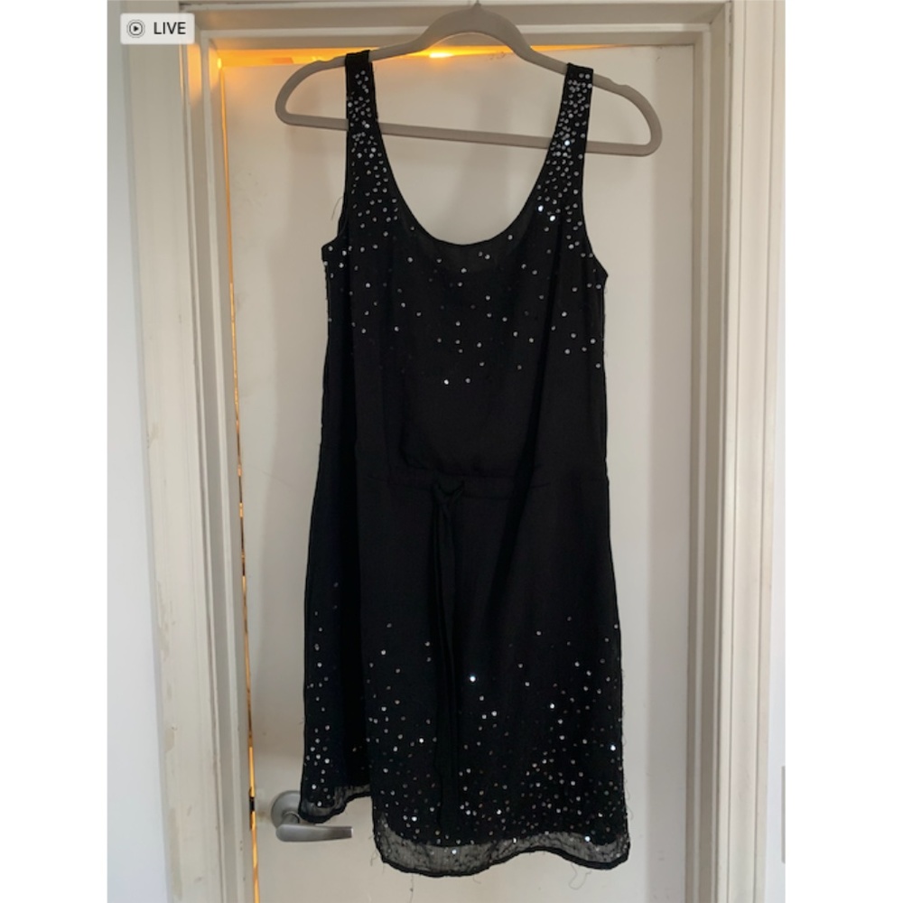 Old Navy Black Sequin Dress